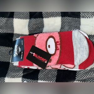 5 pack gloomy ankle socks 🕸️🎃🙀🤮✨